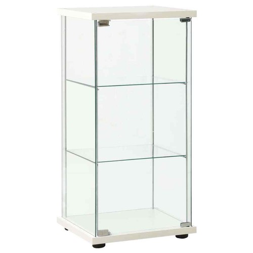Vitrine hartglas weiß - hartglas,