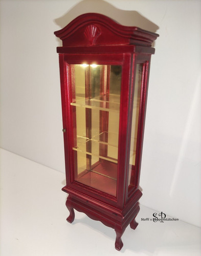 Vitrine mit spiegel und - vitrine,