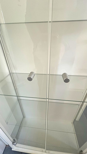 Weiße glasvitrine vitrine mit - glasvitrine/vitrine,