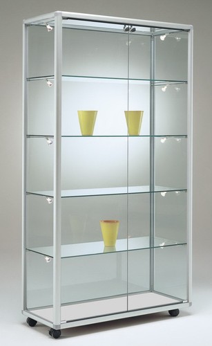 Glasvitrine vitrine alu - glasvitrine,