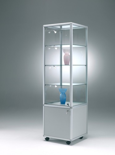 Beleuchtete glasvitrine - beleuchtete,