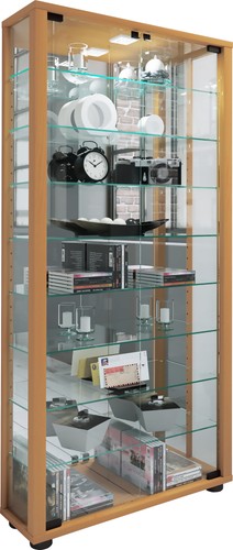 Glas stand vitrine lumo maxi - glas,