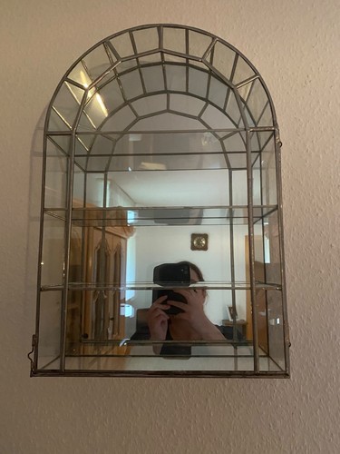 Vintage spiegelvitrine mit - vintage,